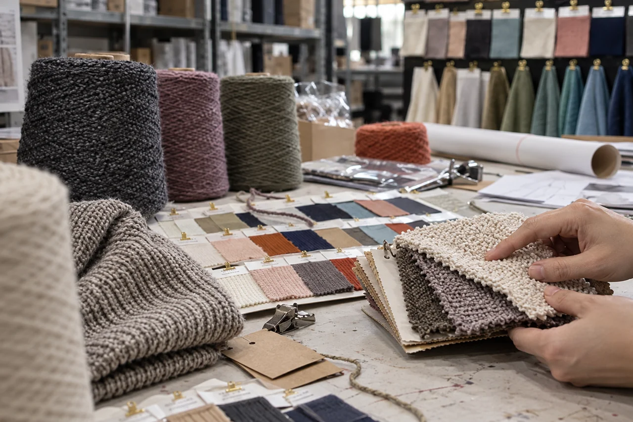 Yarn and material development